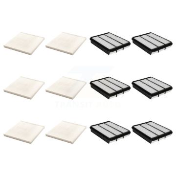 6x Air + 6x Cabin Filter (12 Total) Kit For 2010 Toyota 4Runner 2.7L KFL-102534