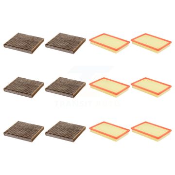 6x Air + 6x Cabin Filter (12 Total) Kit For Toyota RAV4 Camry Lexus Avalon ES300h LS460 KFL-102611