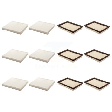6x Air + 6x Cabin Filter (12 Total) Kit For INFINITI Q50 Q60 FX35 QX70 FX50 FX37 KFL-102630