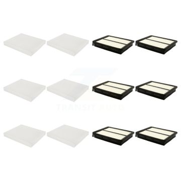 6x Air + 6x Cabin Filter (12 Total) Kit For Hyundai Sonata KFL-102655