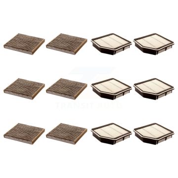 6x Air + 6x Cabin Filter (12 Total) Kit For Lexus IS250 IS350 GS350 GS430 KFL-102668