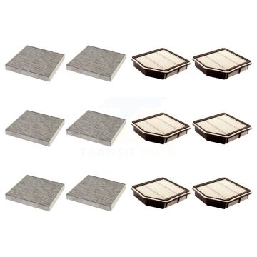 6x Air + 6x Cabin Filter (12 Total) Kit For 2014-2015 Lexus IS350 C C F Sport KFL-102669