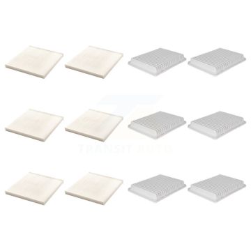 6x Air + 6x Cabin Filter (12 Total) Kit For 2005-2023 Toyota Tacoma 2.7L KFL-102671