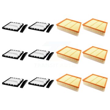 6x Air + 6x Cabin Filter (12 Total) Kit For GMC Chevrolet Sierra 2500 HD Silverado 3500 KFL-102678