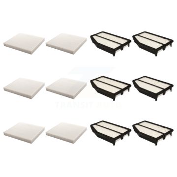 6x Air + 6x Cabin Filter (12 Total) Kit For 2015-2016 Honda CR-V KFL-102686