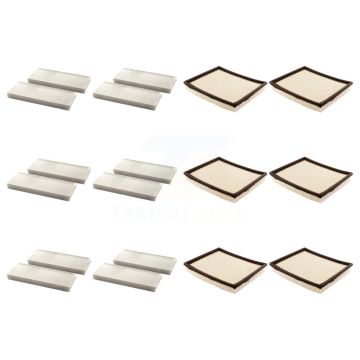 6x Air + 6x Cabin Filter (12 Total) Kit For Nissan Frontier Pathfinder Xterra NV3500 KFL-102695