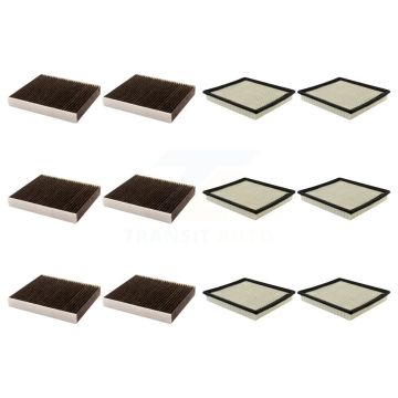 6x Air + 6x Cabin Filter (12 Total) Kit For Chevrolet Malibu Limited Buick Regal KFL-102707