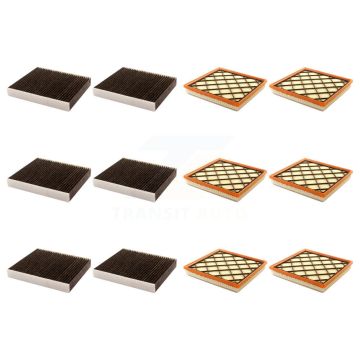 6x Air + 6x Cabin Filter (12 Total) Kit For Chevrolet Cruze Buick Verano Limited KFL-102716