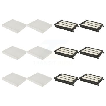 6x Air + 6x Cabin Filter (12 Total) Kit For Hyundai Tucson Kia Sportage KFL-102726