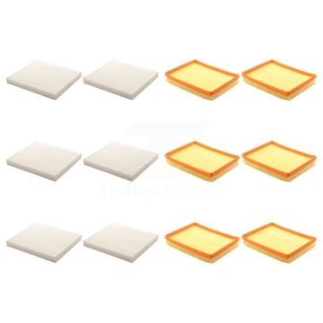 6x Air + 6x Cabin Filter (12 Total) Kit For Kia Optima Magentis KFL-102757