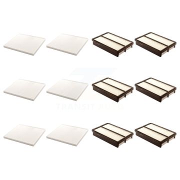 6x Air + 6x Cabin Filter (12 Total) Kit For Hyundai Tucson Kia Sportage KFL-102779