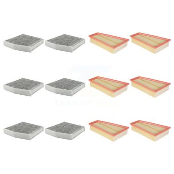 6x Air + 6x Cabin Filter (12 Total) Kit For Mercedes-Benz GLA250 CLA250 B250 INFINITI AMG KFL-102785