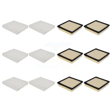 6x Air + 6x Cabin Filter (12 Total) Kit For Toyota RAV4 Camry Highlander Lexus RX350 GR KFL-102790