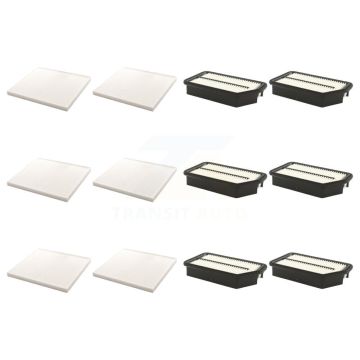 6x Air + 6x Cabin Filter (12 Total) Kit For Kia Sportage KFL-102804