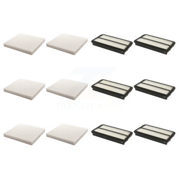 6x Air + 6x Cabin Filter (12 Total) Kit For 2014-2015 Acura MDX KFL-102808