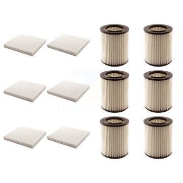 6x Air + 6x Cabin Filter (12 Total) Kit For 2006 Acura CSX KFL-102864