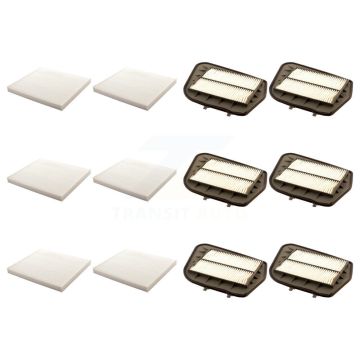 6x Air + 6x Cabin Filter (12 Total) Kit For Cadillac CTS KFL-102875