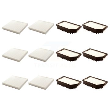 6x Air + 6x Cabin Filter (12 Total) Kit For 2012-2013 Kia Soul KFL-102877