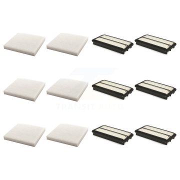 6x Air + 6x Cabin Filter (12 Total) Kit For Honda Odyssey Acura TLX KFL-102887