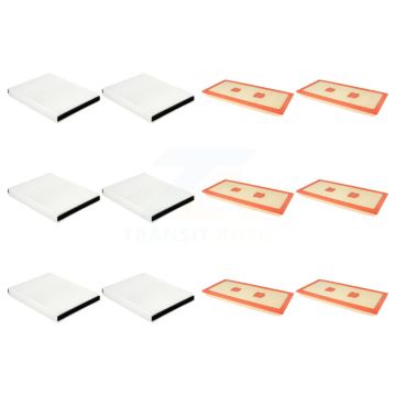 6x Air + 6x Cabin Filter (12 Total) Kit For Mercedes-Benz ML350 KFL-102898