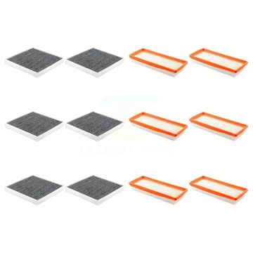 6x Air + 6x Cabin Filter (12 Total) Kit For Smart Fortwo KFL-102902