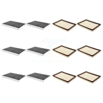 6x Air + 6x Cabin Filter (12 Total) Kit For Dodge Chrysler 300 Charger Challenger Magnum KFL-102915
