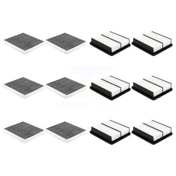 6x Air + 6x Cabin Filter (12 Total) Kit For Hyundai Elantra N KFL-102937