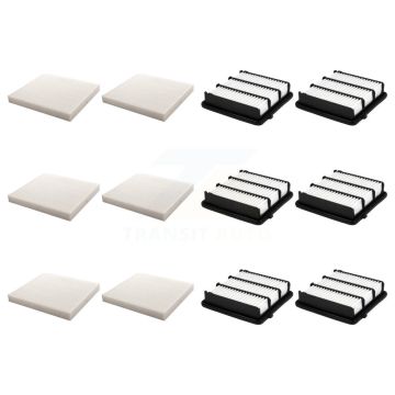6x Air + 6x Cabin Filter (12 Total) Kit For 2018-2022 Honda Accord 2.0L with Turbocharged KFL-102948