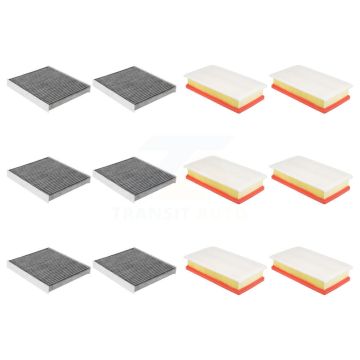 6x Air + 6x Cabin Filter (12 Total) Kit For Volkswagen Atlas Cross Sport KFL-102951