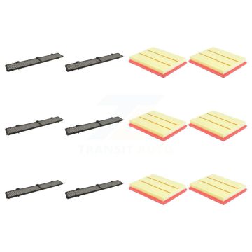 6x Air + 6x Cabin Filter (12 Total) Kit For 2013 BMW 335i xDrive KFL-102966