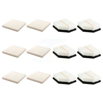 6x Air + 6x Cabin Filter (12 Total) Kit For Mitsubishi Outlander KFL-102984