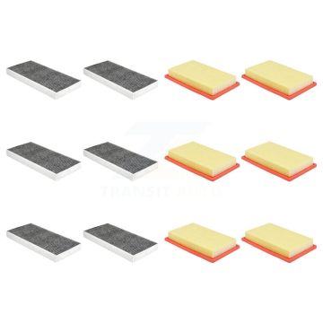 6x Air + 6x Cabin Filter (12 Total) Kit For Mercedes-Benz SLC300 SLK300 KFL-102988