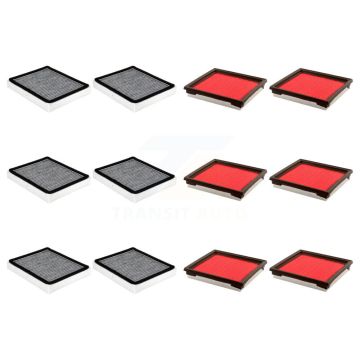 6x Air + 6x Cabin Filter (12 Total) Kit For 2014-2017 INFINITI QX50 2 Required KFL-102990