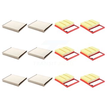 6x Air + 6x Cabin Filter (12 Total) Kit For 2013-2018 Ford C-Max KFL-103000