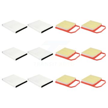 6x Air + 6x Cabin Filter (12 Total) Kit For Mercedes-Benz C43 AMG GLE400 GLS450 GLC43 E43 KFL-103002