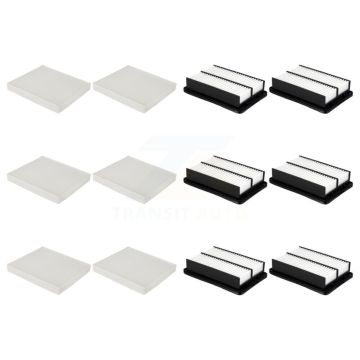 6x Air + 6x Cabin Filter (12 Total) Kit For Kia Seltos KFL-103021