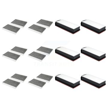 6x Air + 6x Cabin Filter (12 Total) Kit For 2014-2016 BMW 535d xDrive 3.0L KFL-103024