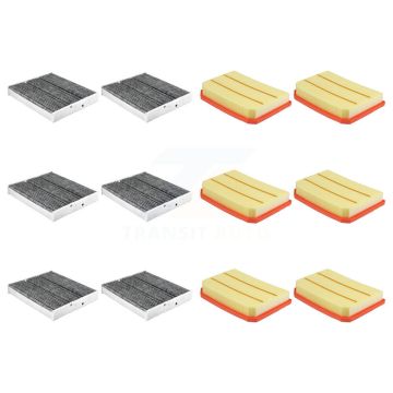 6x Air + 6x Cabin Filter (12 Total) Kit For Mercedes-Benz GLB250 A220 A250 GLB35 AMG A35 KFL-103026