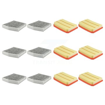 6x Air + 6x Cabin Filter (12 Total) Kit For Mercedes-Benz CLA250 CLA35 AMG GLA35 KFL-103027