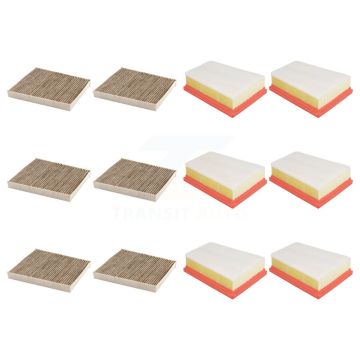 6x Air + 6x Cabin Filter (12 Total) Kit For Chevrolet Buick Trailblazer Encore GX Trax KFL-103029