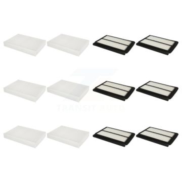 6x Air + 6x Cabin Filter (12 Total) Kit For Nissan Rogue Sport Qashqai KFL-103032