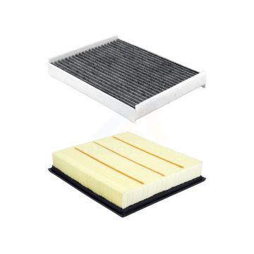 1x Air + 1x Cabin Filter (2 Total) Kit For Ford F-350 Super Duty F-250 F-450 F-550 F-600 KFL-103136