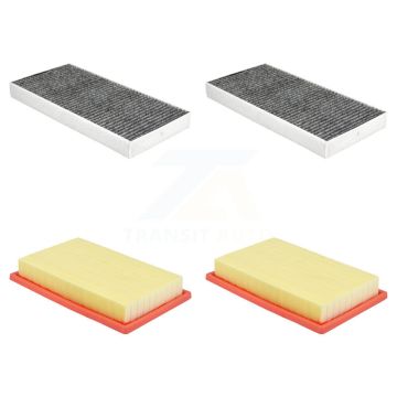 2x Air + 2x Cabin Filter (4 Total) Kit For Mercedes-Benz SLC300 SLK300 KFL-103278