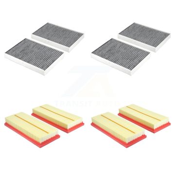 2x Air + 2x Cabin Filter (4 Total) Kit For Mercedes-Benz S550 S63 AMG CL550 CL63 KFL-103280