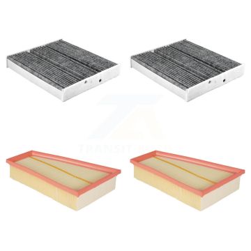 2x Air + 2x Cabin Filter (4 Total) Kit For 2021-2024 Mercedes-Benz GLA250 KFL-103295