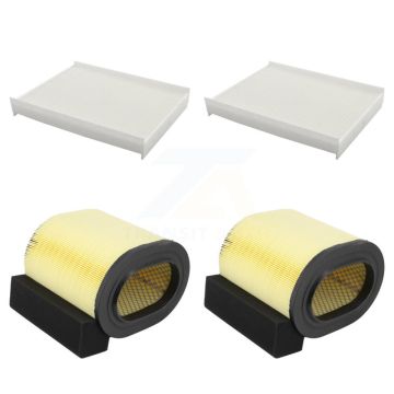 2x Air + 2x Cabin Filter (4 Total) Kit For Ford F-350 Super Duty F-250 F-450 F-550 6.7L KFL-103311