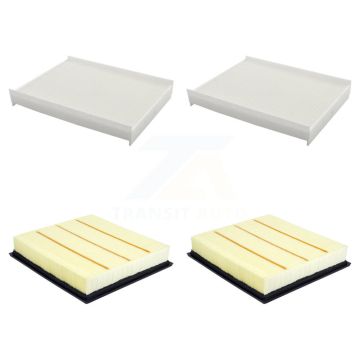 2x Air + 2x Cabin Filter (4 Total) Kit For Ford F-350 Super Duty F-250 F-450 F-550 F-600 KFL-103316