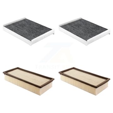 2x Air + 2x Cabin Filter (4 Total) Kit For Ford F-53 Motorhome Chassis F-59 Commercial KFL-103317