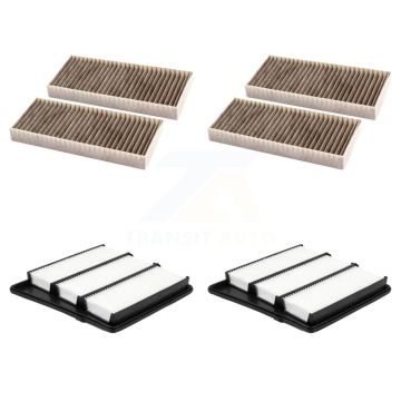 2x Air + 2x Cabin Filter (4 Total) Kit For 2016-2019 Nissan TITAN XD 5.6L KFL-103319