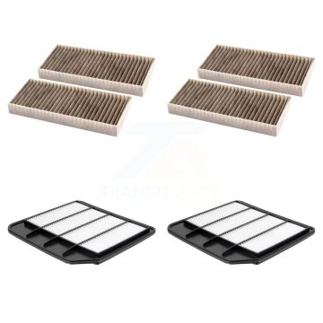 2x Air + 2x Cabin Filter (4 Total) Kit For 2017-2022 Nissan Armada Rectangular KFL-103320